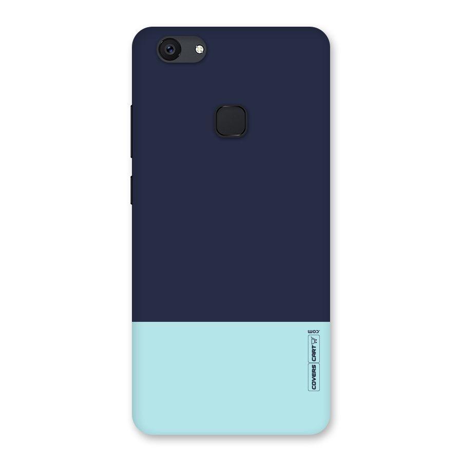 Pastel Blues Back Case for Vivo V7 Plus