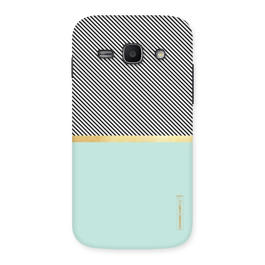 Pastel Green Base Stripes Back Case for Galaxy Ace 3