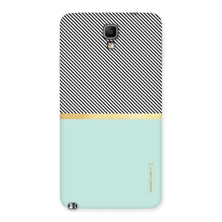 Pastel Green Base Stripes Back Case for Galaxy Note 3 Neo