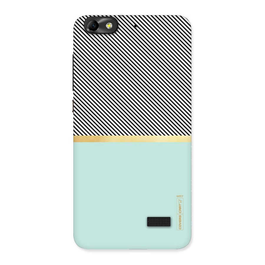 Pastel Green Base Stripes Back Case for Honor 4C