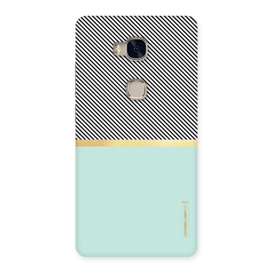 Pastel Green Base Stripes Back Case for Huawei Honor 5X
