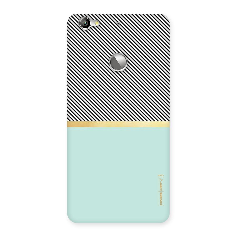 Pastel Green Base Stripes Back Case for LeTV Le 1s