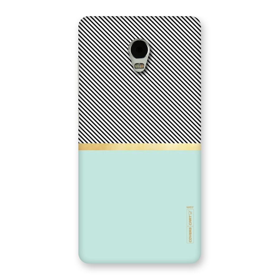 Pastel Green Base Stripes Back Case for Lenovo Vibe P1
