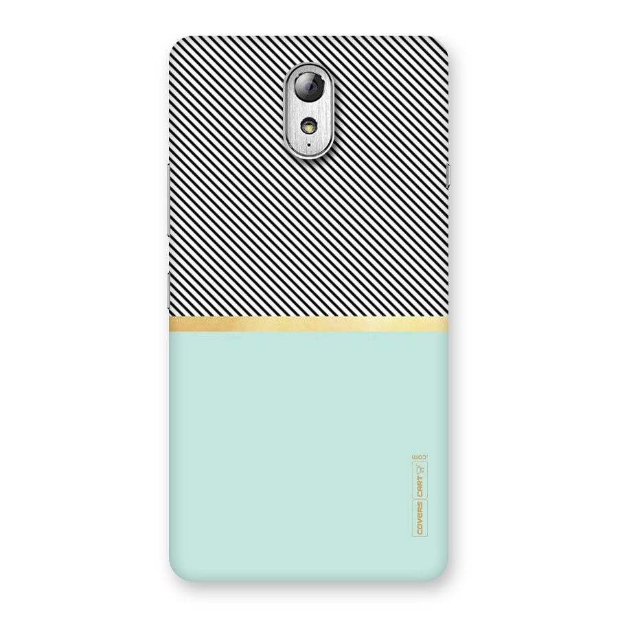 Pastel Green Base Stripes Back Case for Lenovo Vibe P1M