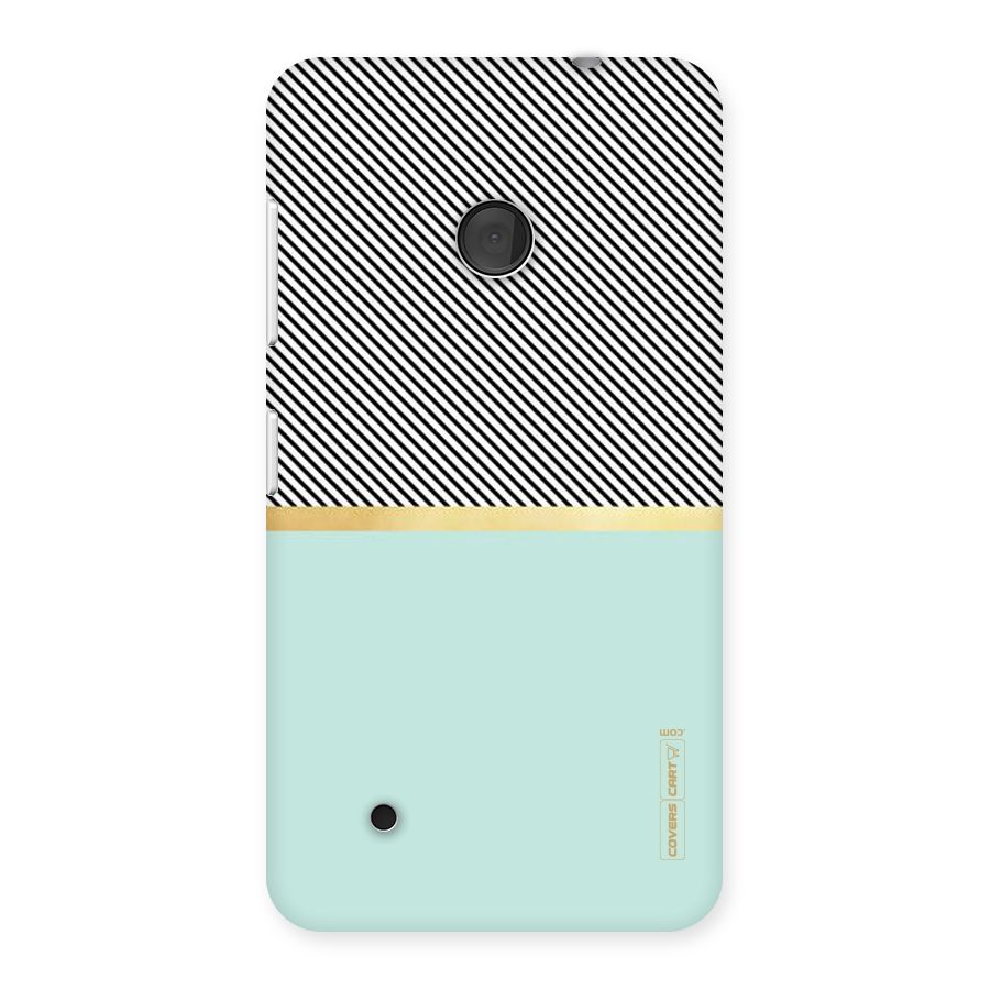 Pastel Green Base Stripes Back Case for Lumia 530