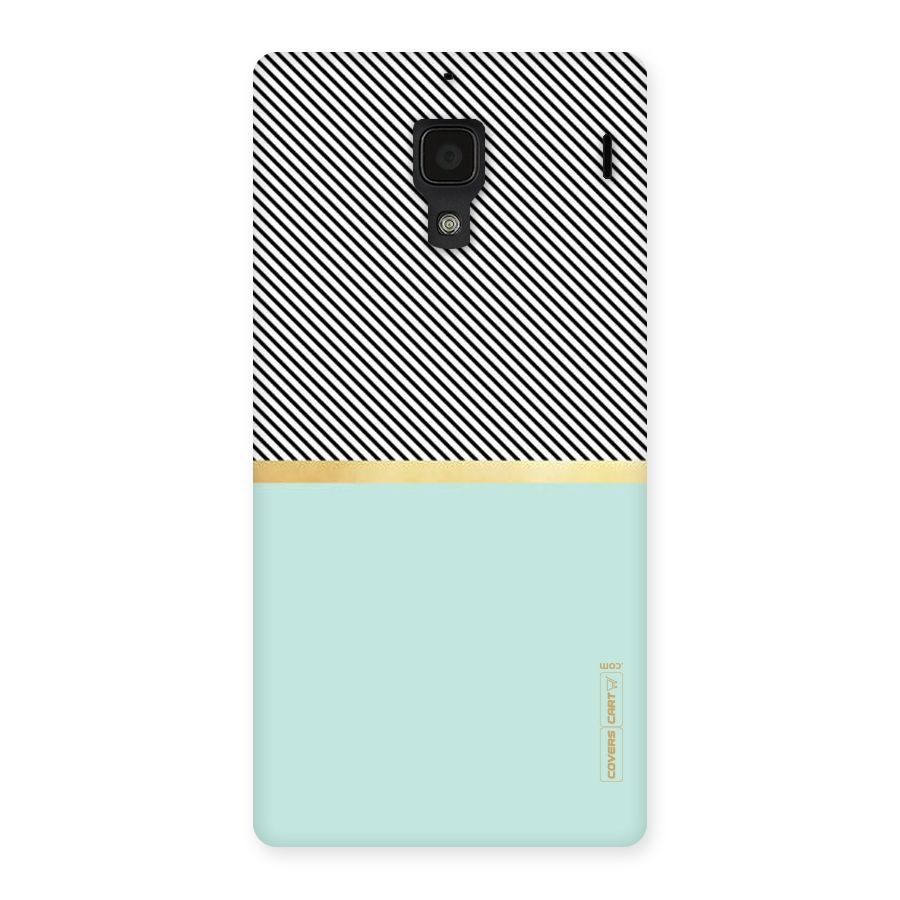 Pastel Green Base Stripes Back Case for Redmi 1S