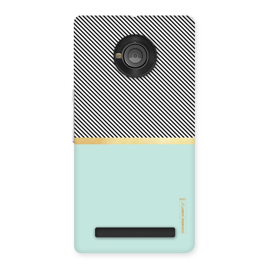Pastel Green Base Stripes Back Case for Yu Yuphoria