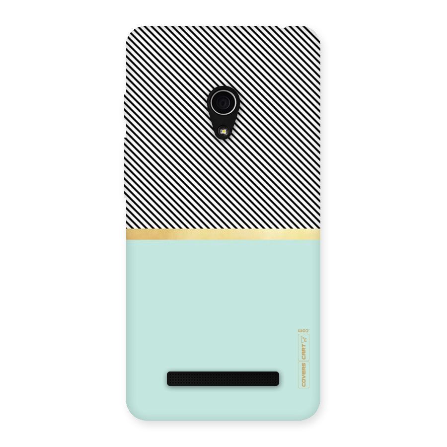 Pastel Green Base Stripes Back Case for Zenfone 5