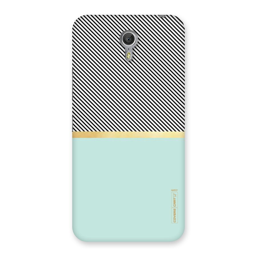 Pastel Green Base Stripes Back Case for Zuk Z1
