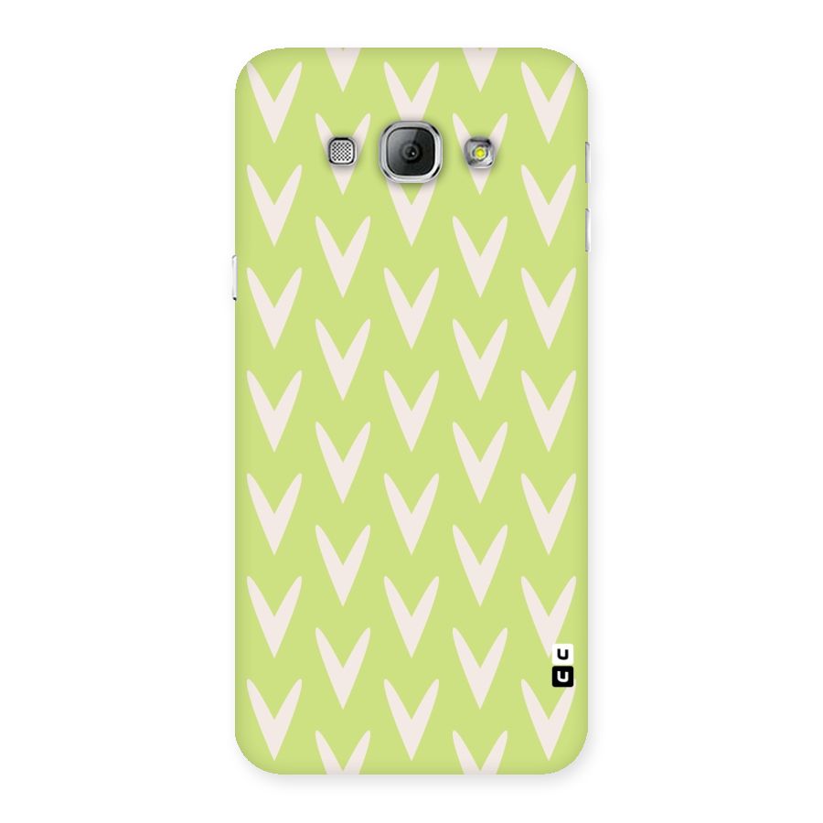 Pastel Green Grass Back Case for Galaxy A8