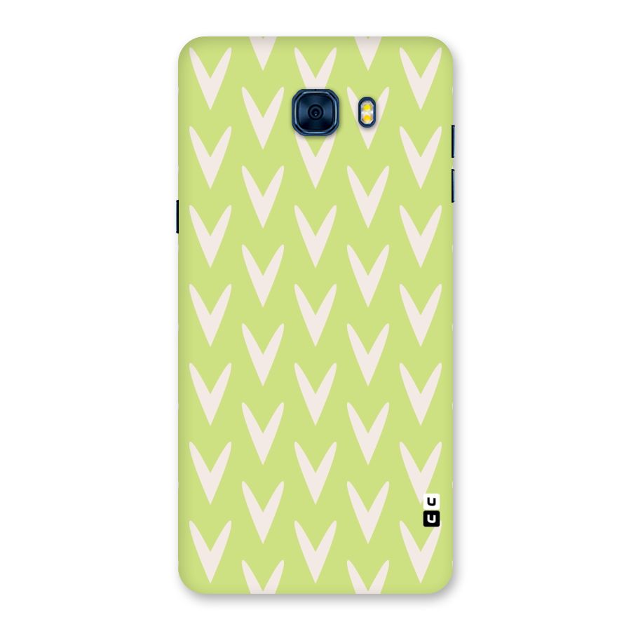 Pastel Green Grass Back Case for Galaxy C7 Pro