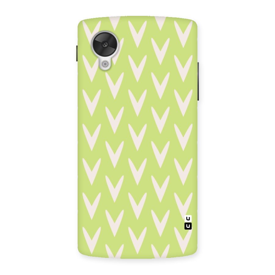 Pastel Green Grass Back Case for Google Nexsus 5