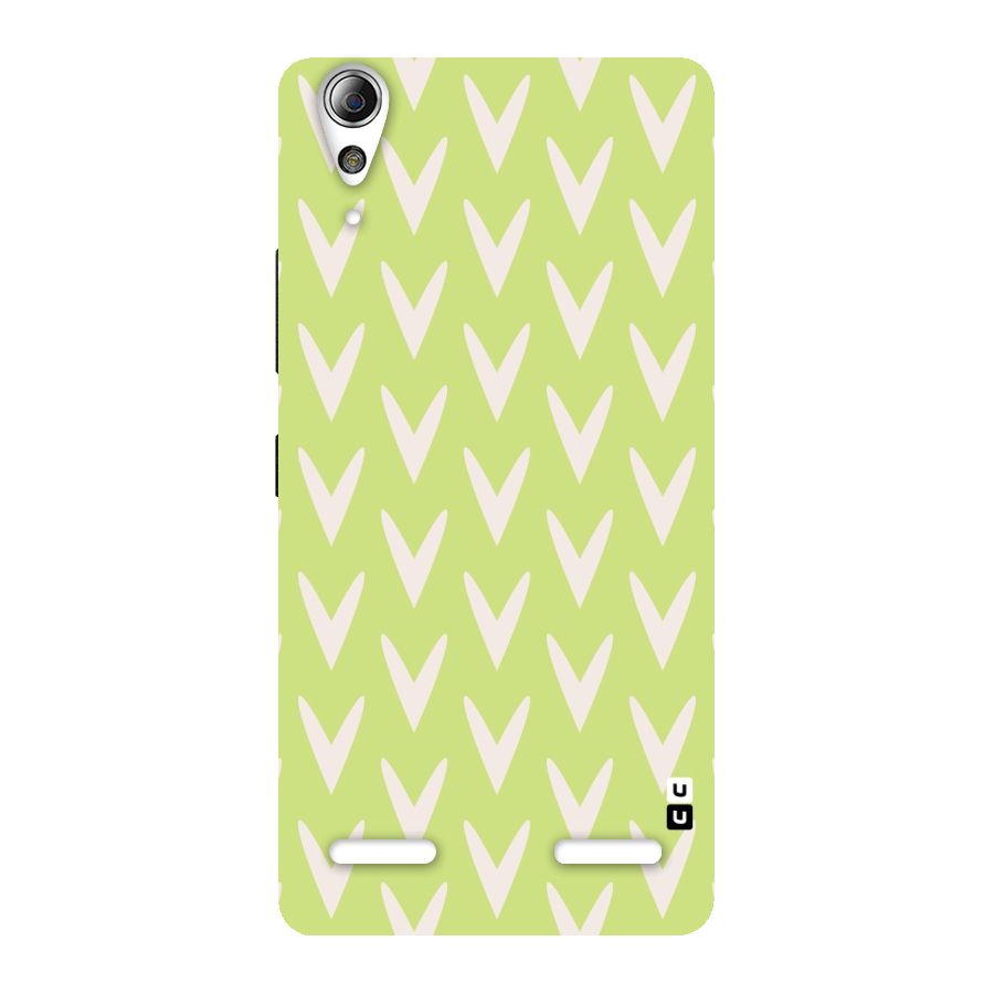 Pastel Green Grass Back Case for Lenovo A6000 Plus