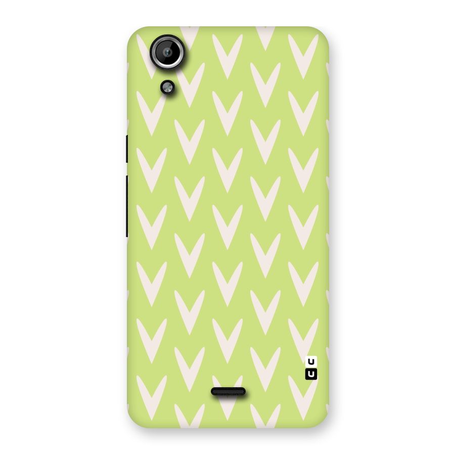 Pastel Green Grass Back Case for Micromax Canvas Selfie Lens Q345
