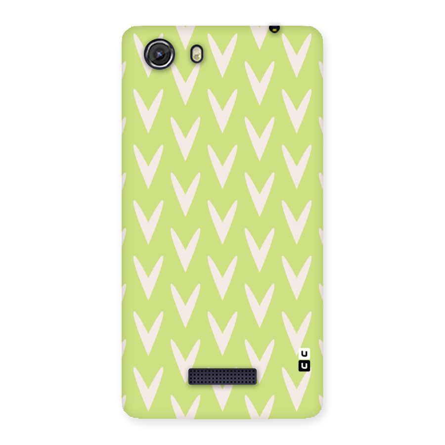 Pastel Green Grass Back Case for Micromax Unite 3