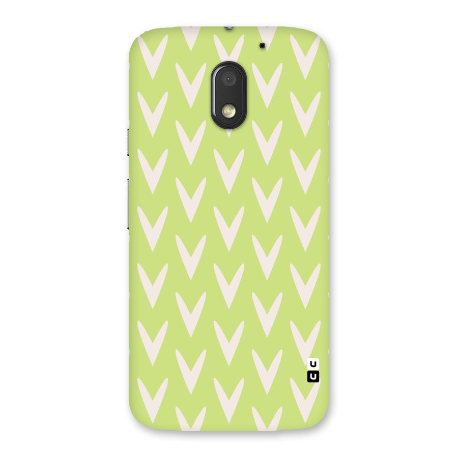 Pastel Green Grass Back Case for Moto E3 Power