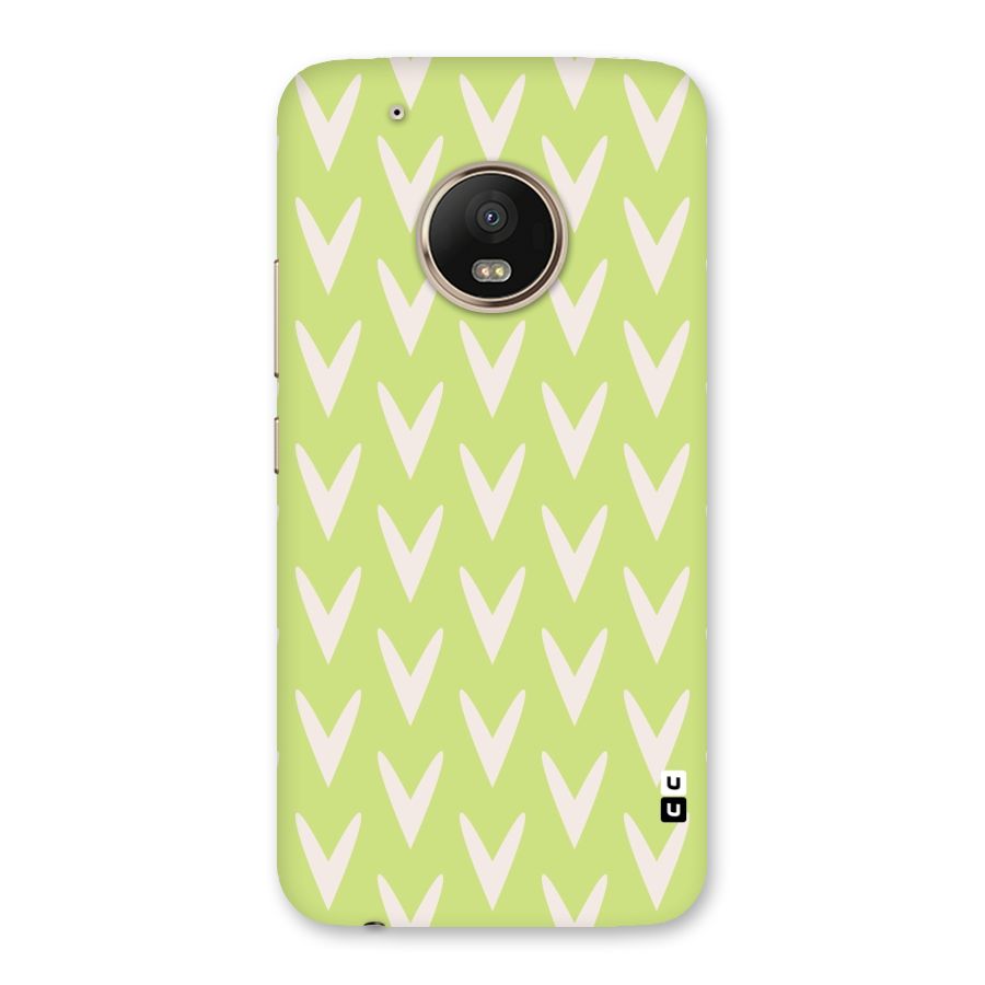 Pastel Green Grass Back Case for Moto G5 Plus