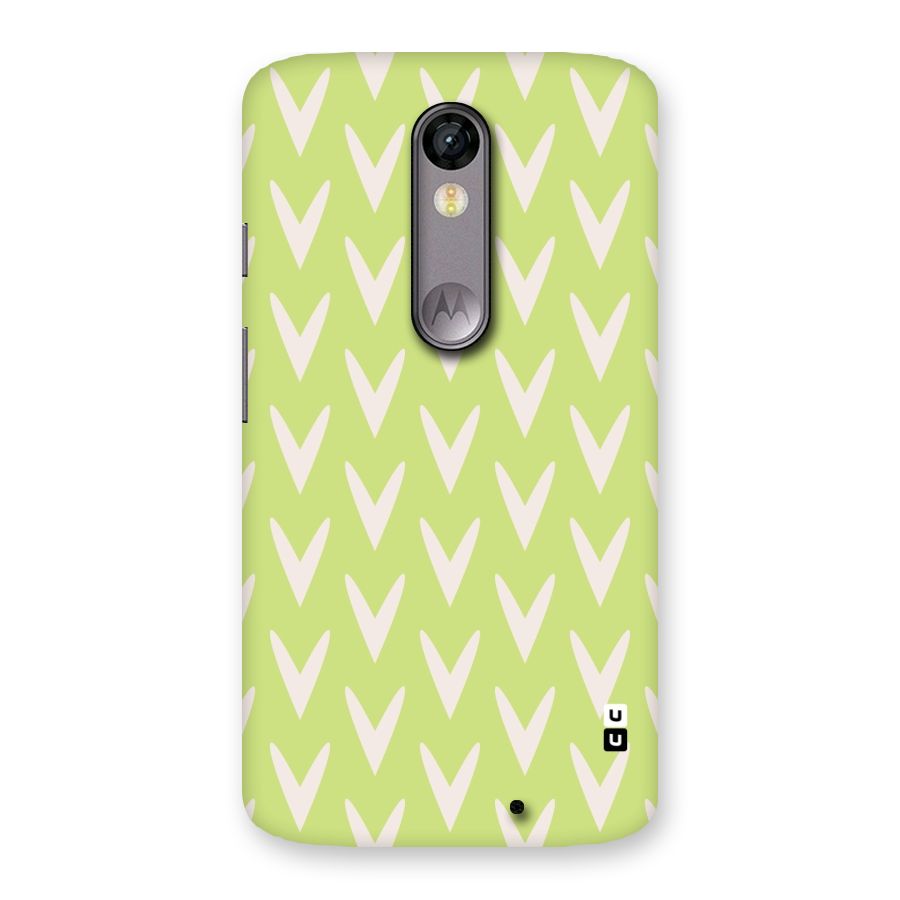 Pastel Green Grass Back Case for Moto X Force