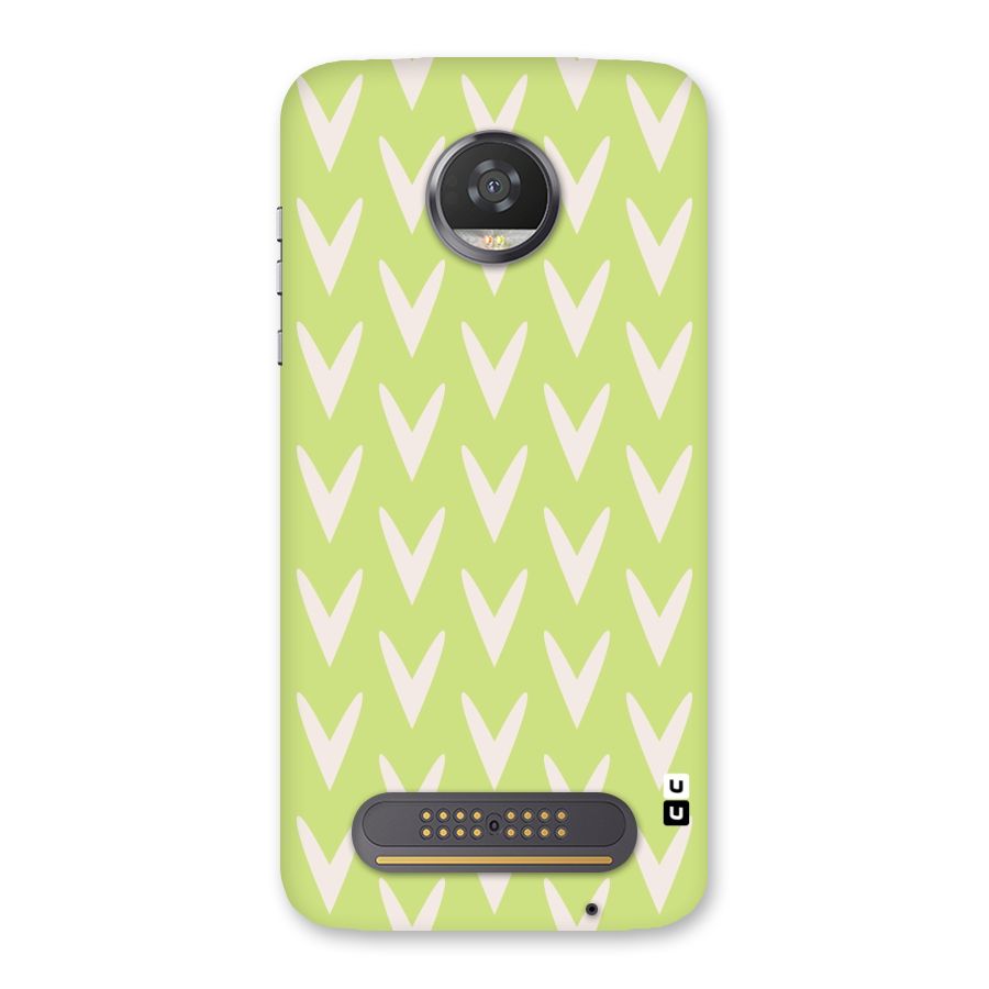 Pastel Green Grass Back Case for Moto Z2 Play