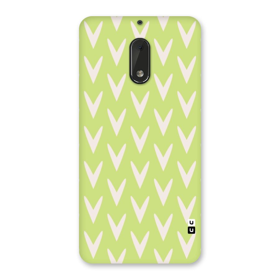 Pastel Green Grass Back Case for Nokia 6