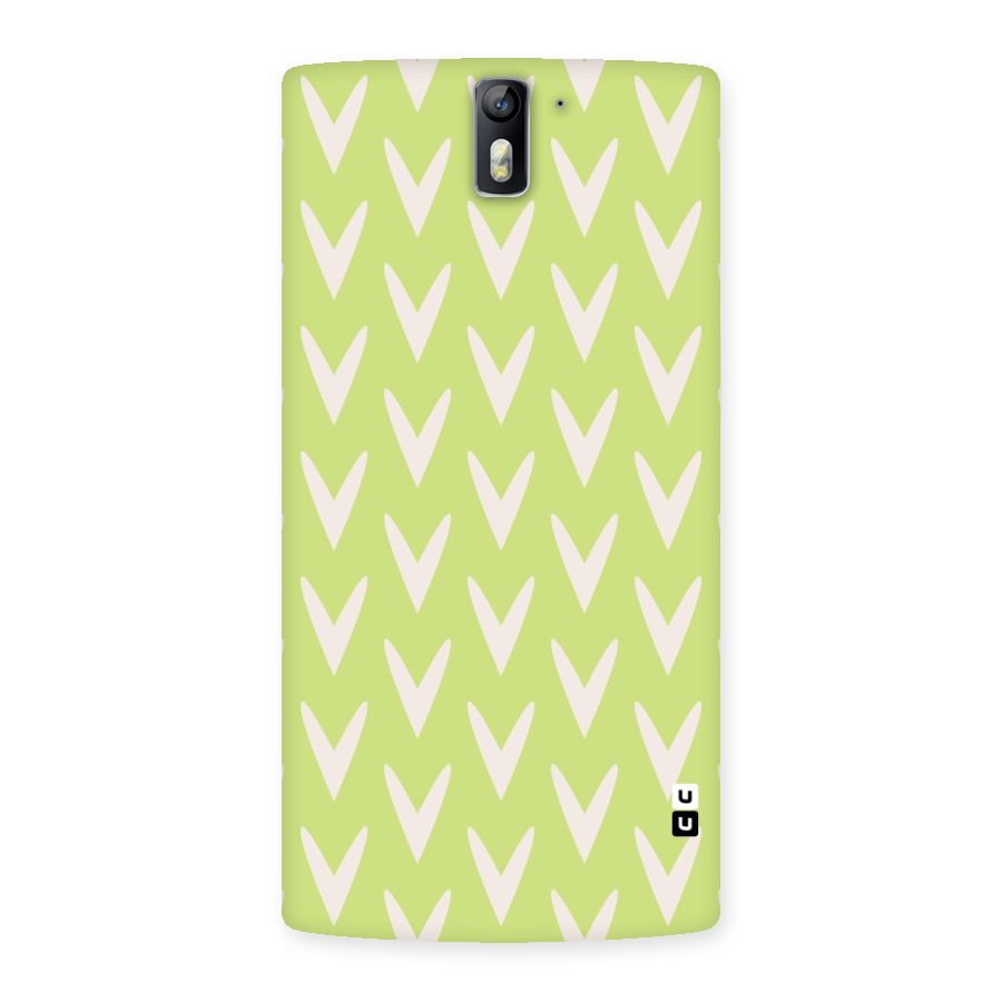 Pastel Green Grass Back Case for One Plus One