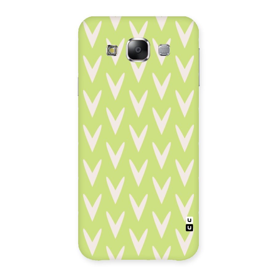 Pastel Green Grass Back Case for Samsung Galaxy E5