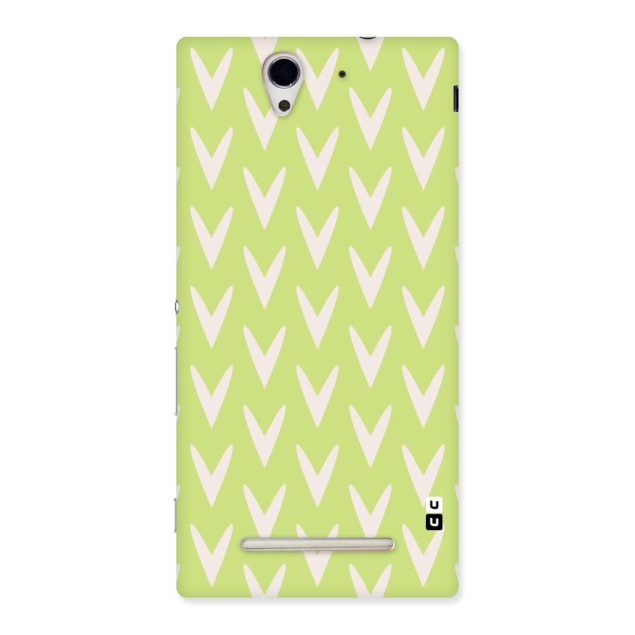 Pastel Green Grass Back Case for Sony Xperia C3