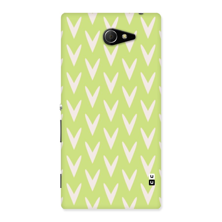 Pastel Green Grass Back Case for Sony Xperia M2