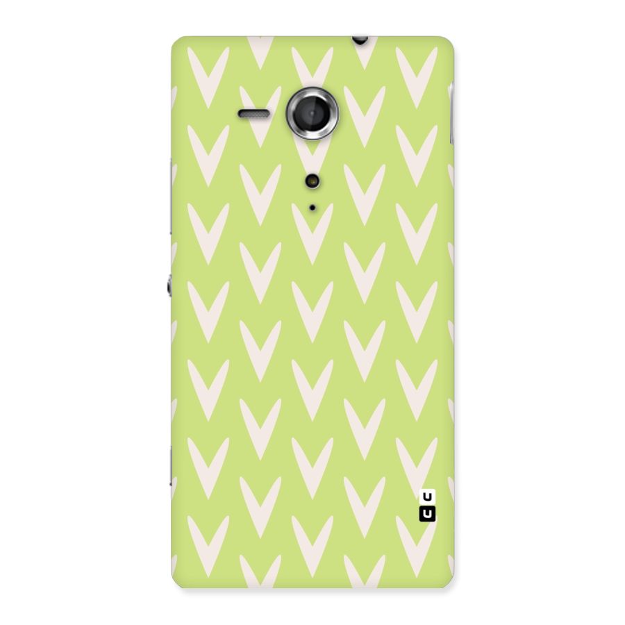Pastel Green Grass Back Case for Sony Xperia SP