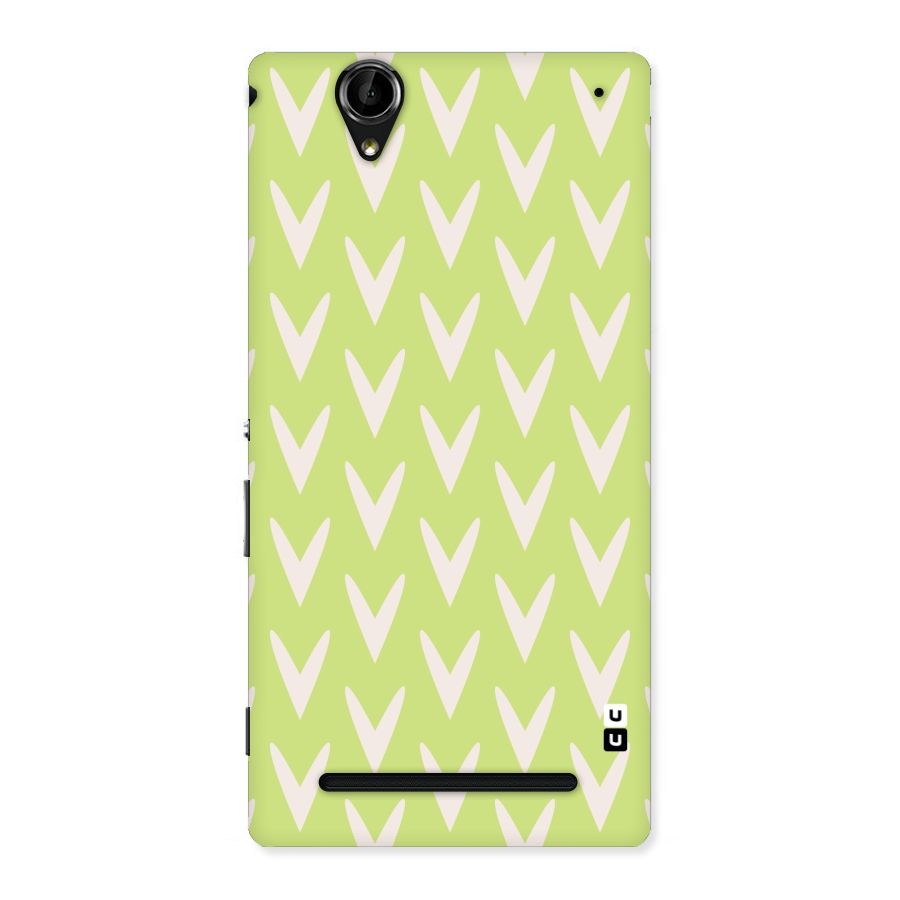 Pastel Green Grass Back Case for Sony Xperia T2