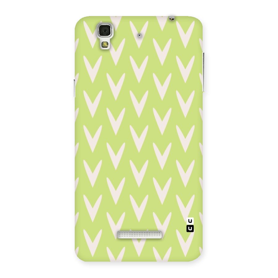 Pastel Green Grass Back Case for YU Yureka Plus