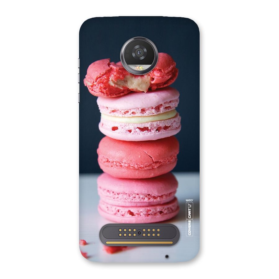 Pastel Macroons Back Case for Moto Z2 Play