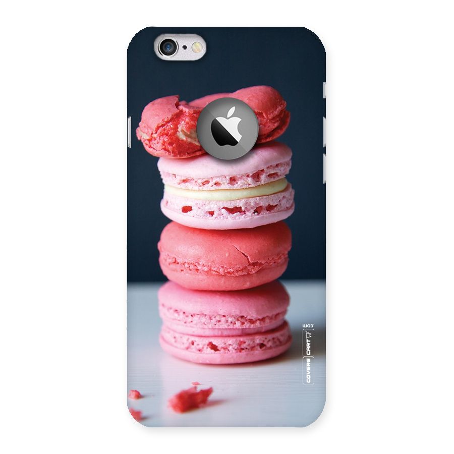 Pastel Macroons Back Case for iPhone 6 Logo Cut