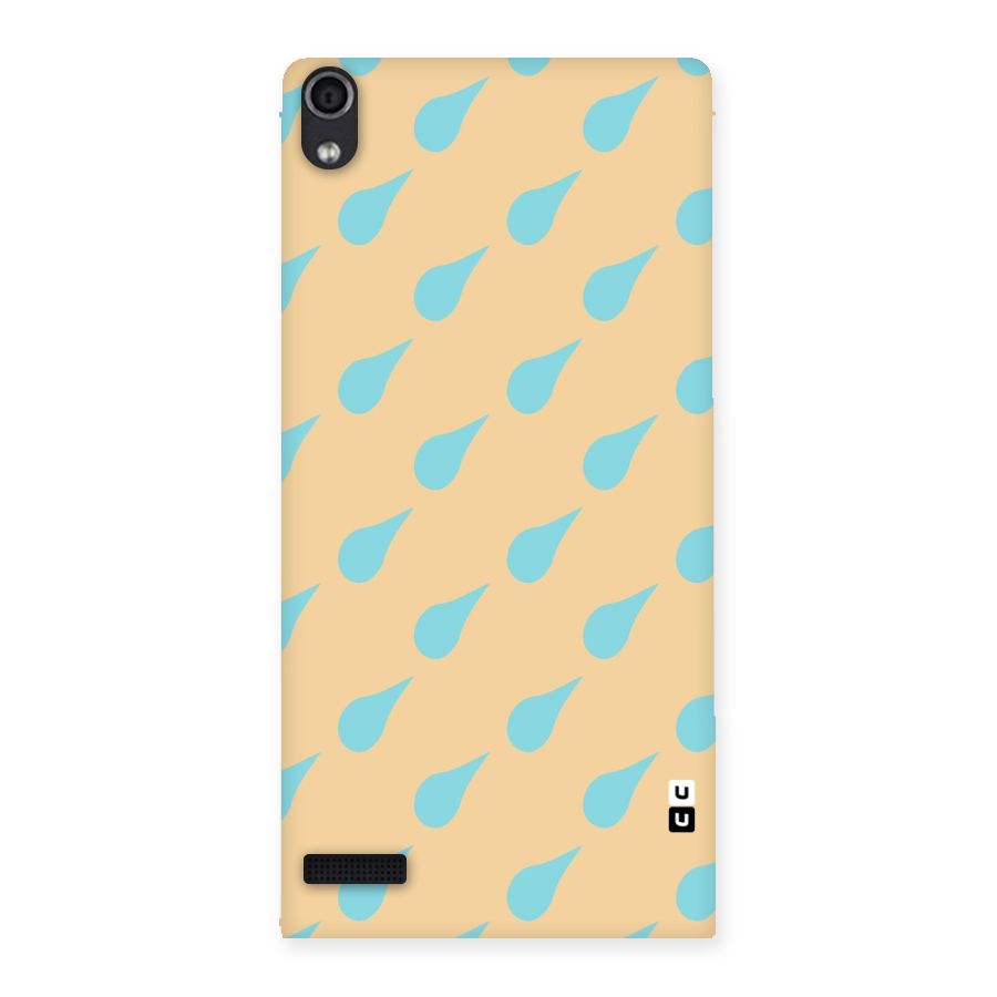 Pastel Orange Drops Back Case for Ascend P6