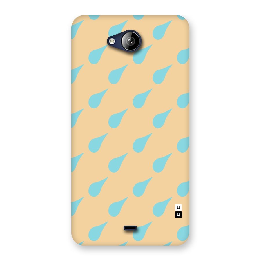Pastel Orange Drops Back Case for Canvas Play Q355