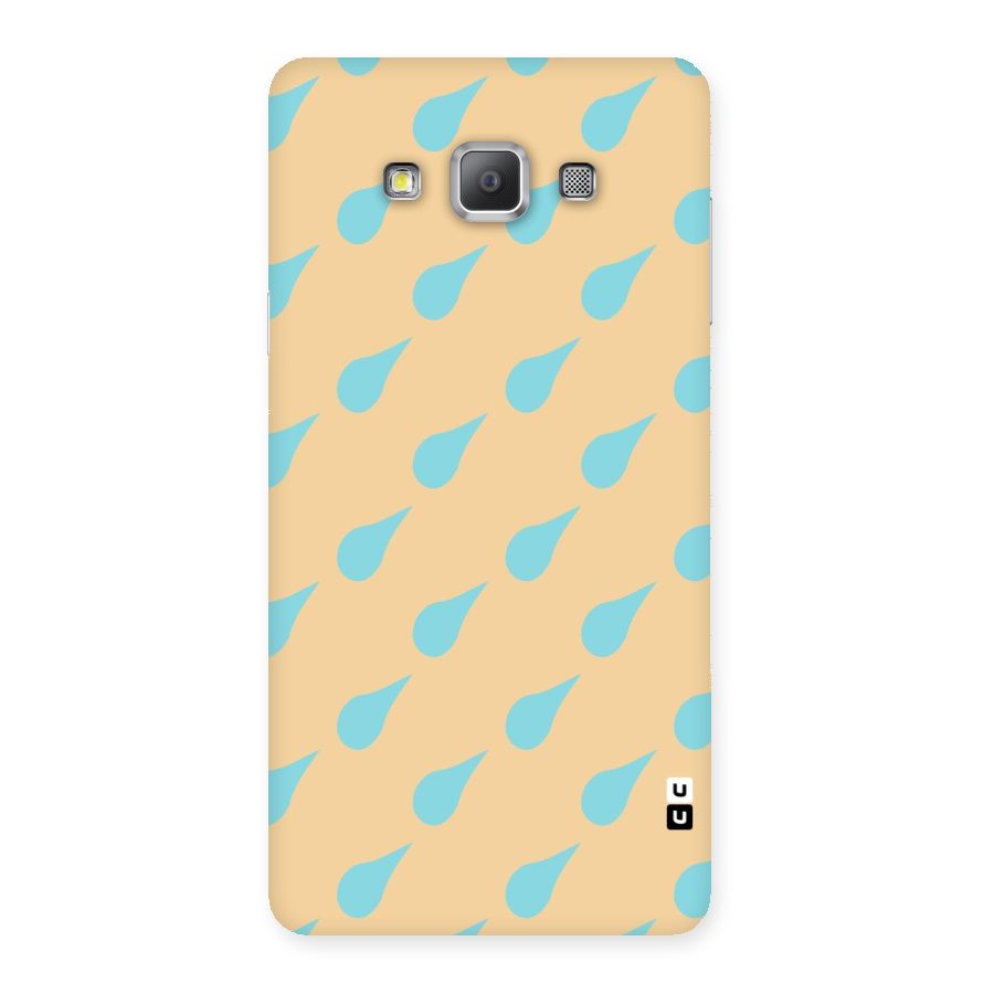 Pastel Orange Drops Back Case for Galaxy A7