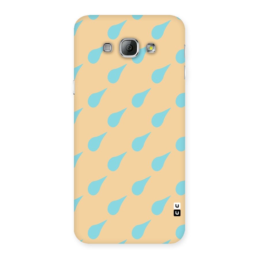 Pastel Orange Drops Back Case for Galaxy A8