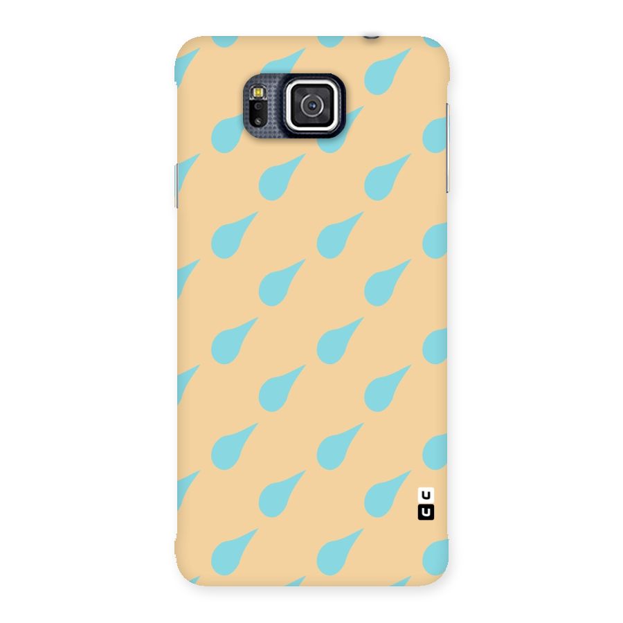 Pastel Orange Drops Back Case for Galaxy Alpha