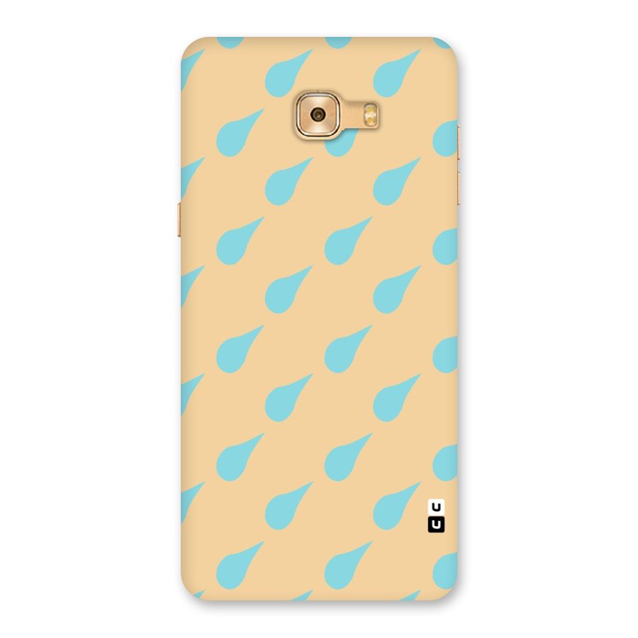 Pastel Orange Drops Back Case for Galaxy C9 Pro