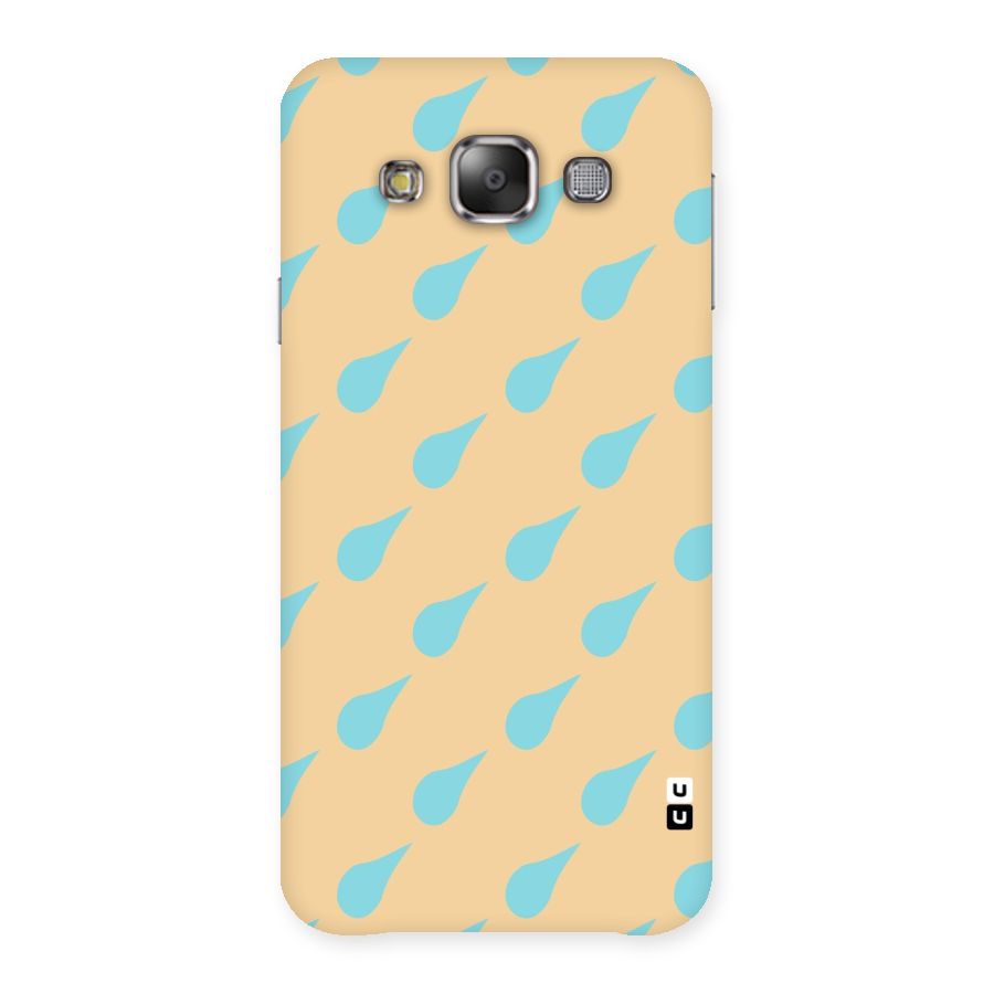 Pastel Orange Drops Back Case for Galaxy E7