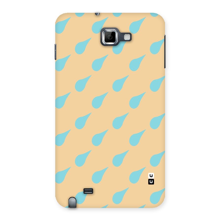 Pastel Orange Drops Back Case for Galaxy Note