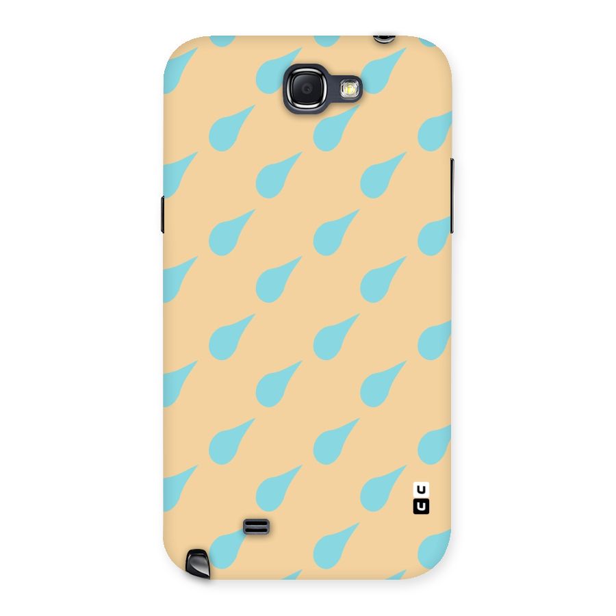 Pastel Orange Drops Back Case for Galaxy Note 2