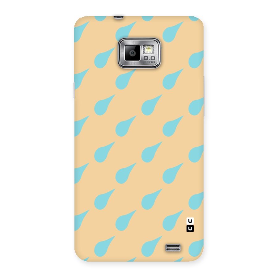 Pastel Orange Drops Back Case for Galaxy S2