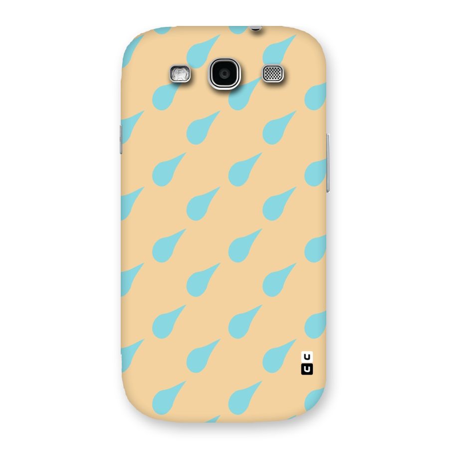 Pastel Orange Drops Back Case for Galaxy S3