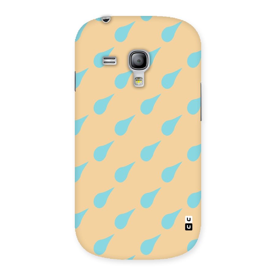 Pastel Orange Drops Back Case for Galaxy S3 Mini