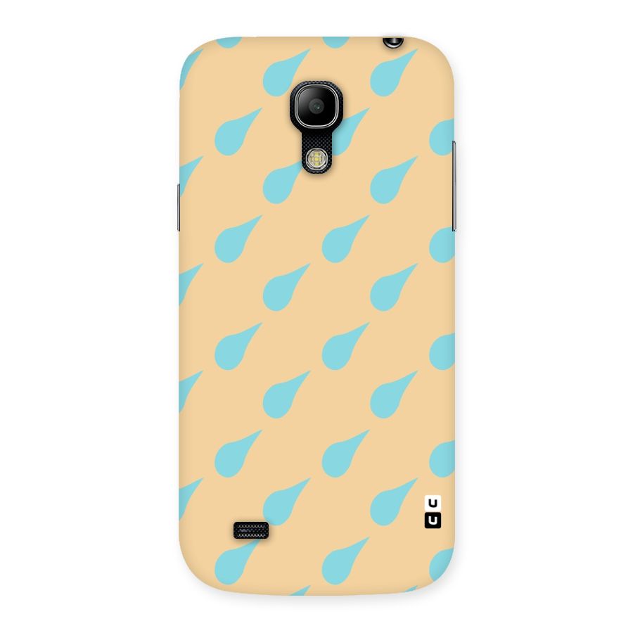 Pastel Orange Drops Back Case for Galaxy S4 Mini