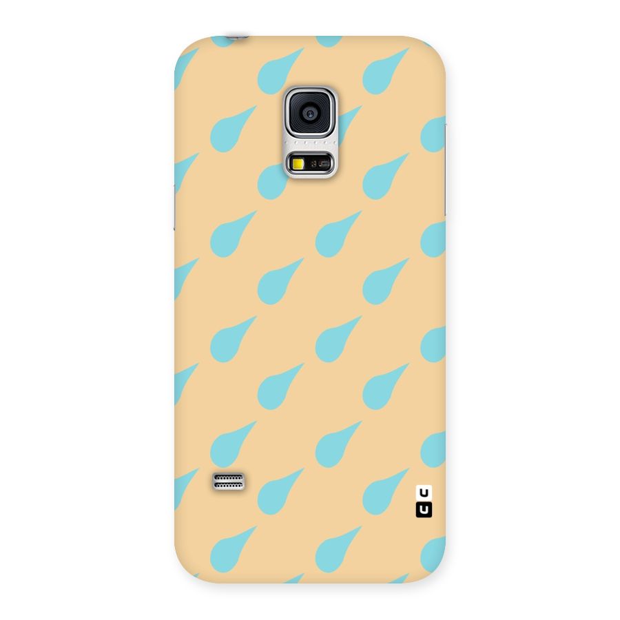 Pastel Orange Drops Back Case for Galaxy S5 Mini