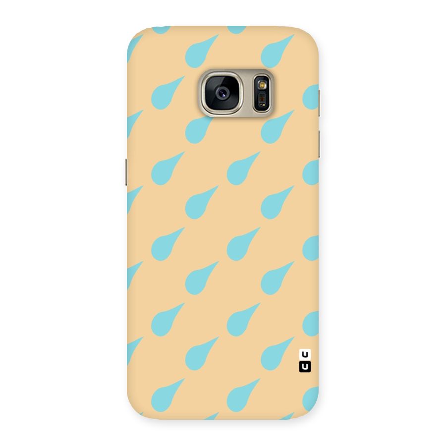 Pastel Orange Drops Back Case for Galaxy S7