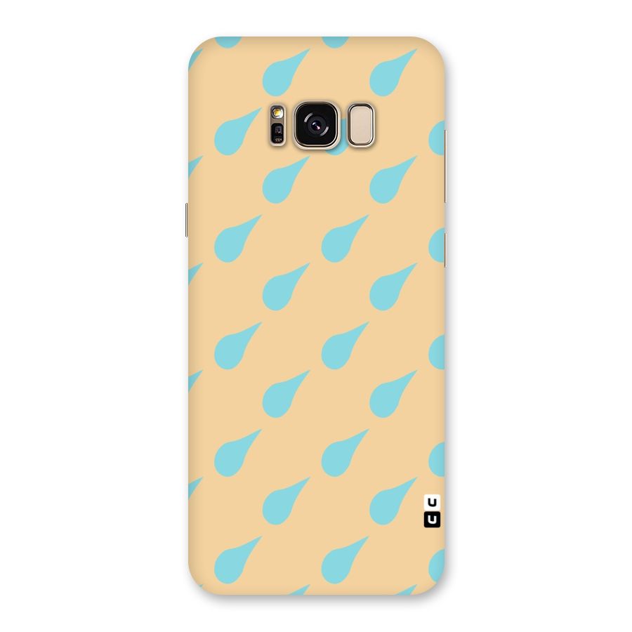 Pastel Orange Drops Back Case for Galaxy S8 Plus