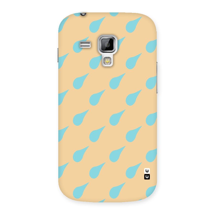 Pastel Orange Drops Back Case for Galaxy S Duos